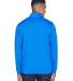 DG798 Devon & Jones Men's Newbury Mélange Fleece  in French blue hthr back view