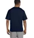 T105 Champion Logo Heritage Jersey T-Shirt in Navy back view