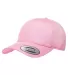 6606 Yupoong Retro Trucker Cap PINK front view