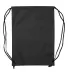 Liberty Bags A136 Non-Woven Drawstring Backpack BLACK back view