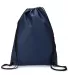 Liberty Bags A136 Non-Woven Drawstring Backpack NAVY front view
