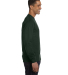 5186 Hanes 6.1 oz. Ringspun Cotton Long-Sleeve Bee in Deep forest side view