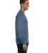 5186 Hanes 6.1 oz. Ringspun Cotton Long-Sleeve Bee in Denim blue side view