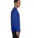 5186 Hanes 6.1 oz. Ringspun Cotton Long-Sleeve Bee in Deep royal side view