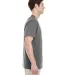 Gildan 5300 Heavy Cotton T-Shirt with a Pocket in Charcoal side view