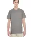 Gildan 5300 Heavy Cotton T-Shirt with a Pocket in Graphite heather front view