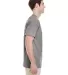 Gildan 5300 Heavy Cotton T-Shirt with a Pocket in Graphite heather side view