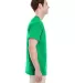 Gildan 5300 Heavy Cotton T-Shirt with a Pocket in Irish green side view