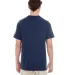 Gildan 5300 Heavy Cotton T-Shirt with a Pocket in Navy back view