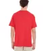Gildan 5300 Heavy Cotton T-Shirt with a Pocket in Red back view