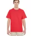 Gildan 5300 Heavy Cotton T-Shirt with a Pocket in Red front view