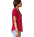 Next Level 1560 Women's Ideal Dolman in Red side view