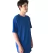 Next Level 3602 Cotton Long Body Crew in Royal side view