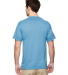 Jerzees 21MR Dri-Power Sport Short Sleeve T-Shirt in Light blue back view