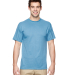 Jerzees 21MR Dri-Power Sport Short Sleeve T-Shirt in Light blue front view