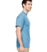 Jerzees 21MR Dri-Power Sport Short Sleeve T-Shirt in Light blue side view