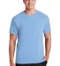Jerzees 21MR Dri-Power Sport Short Sleeve T-Shirt LIGHT BLUE front view