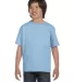 800B Gildan youth Tee in Light blue front view