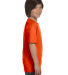 800B Gildan youth Tee in Orange side view