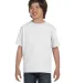 800B Gildan youth Tee in White front view