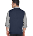 D477 Devon & Jones V-Neck Vest in Navy back view