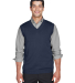 D477 Devon & Jones V-Neck Vest in Navy front view