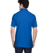 D100 Devon & Jones Men's Pima Pique Short-Sleeve P in French blue back view