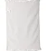 Carmel Towel Company C1118 Fringed Towel in White back view