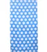 Carmel Towel Company C3060 Velour Beach Towel in Lt blu polka dot front view