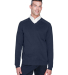 D475 Devon & Jones Men's V-Neck Sweater in Navy front view