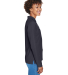 D110W Devon & Jones Ladies’ Pima Pique Long-Slee in Navy side view