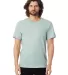 Alternative 6005 Organic Crewneck T-Shirt in Faded teal front view