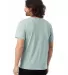 Alternative 6005 Organic Crewneck T-Shirt in Faded teal back view