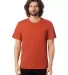 Alternative 6005 Organic Crewneck T-Shirt in Red clay front view