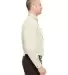 UltraClub 8960C Adult Cypress Long-Sleeve Twill wi NATURAL side view