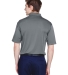 UltraClub 8610 Men's Cool & Dry 8 Star Elite Perfo CHARCOAL back view