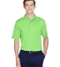UltraClub 8610 Men's Cool & Dry 8 Star Elite Perfo LIGHT GREEN front view