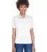 UltraClub 8610L Ladies' Cool & Dry 8 Star Elite Pe WHITE front view