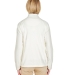 UltraClub 8181 Ladies' Cool & Dry Full-Zip Microfl WINTER WHITE back view