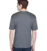 UltraClub 8620 Men's Cool & Dry Basic Performance  CHARCOAL back view