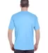 UltraClub 8620 Men's Cool & Dry Basic Performance  COLUMBIA BLUE back view