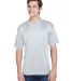 UltraClub 8620 Men's Cool & Dry Basic Performance  GREY front view
