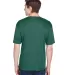 UltraClub 8620 Men's Cool & Dry Basic Performance  FOREST GREEN back view
