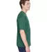 UltraClub 8620 Men's Cool & Dry Basic Performance  FOREST GREEN side view