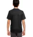 UltraClub 8620Y Youth Cool & Dry Basic Performance BLACK back view