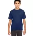 UltraClub 8620Y Youth Cool & Dry Basic Performance NAVY front view