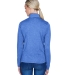 UltraClub 8618W Ladies' Cool & Dry Heathered Perfo ROYAL HEATHER back view