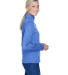 UltraClub 8618W Ladies' Cool & Dry Heathered Perfo ROYAL HEATHER side view
