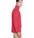 UltraClub 8618 Men's Cool & Dry Heathered Performa RED HEATHER side view