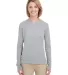 UltraClub 8622W Ladies' Cool & Dry Performance Lon GREY front view